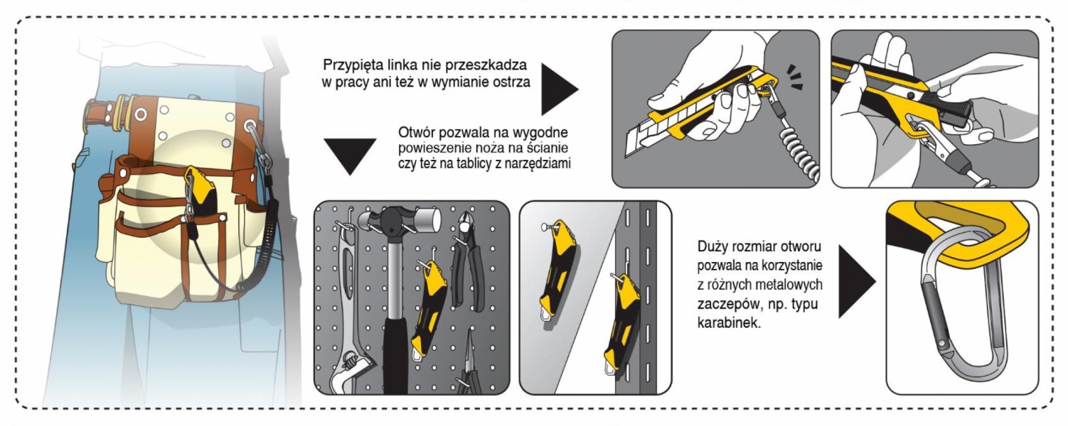 Nóż segmentowy 18mm OLFA L7-AL
