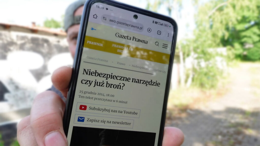 Czy pałka teleskopowa jest legalna?