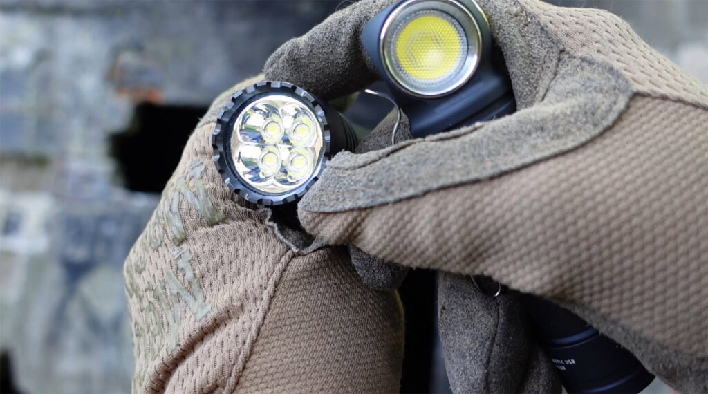 Czy oszukują nas na lumenach? Acebeam E75 vs H30 vs Armytek Wizard C2 Pro Max. Jak świeci 4000 lm?